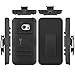 CoverON HTC 10 Holster Case, [Explorer Series] Holster Hybrid Belt Clip Hard Phone Cover for HTC 10 - Black & Black