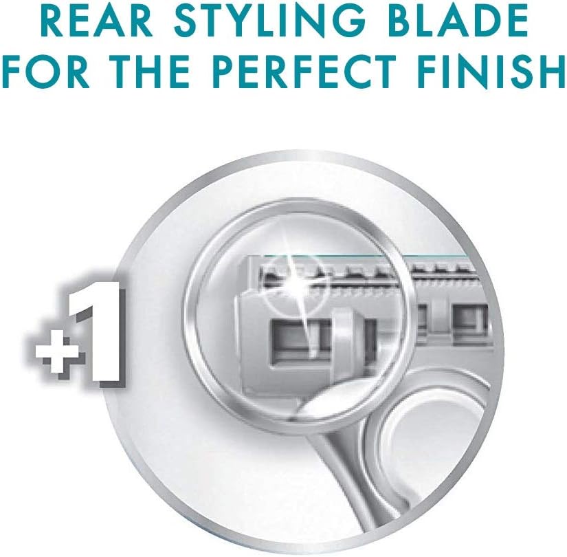 Wilkinson Sword Quattro Titanium Men's Razor for Sensitive Comfort Great Addition to Wash Bags for Men's Grooming - Image 4