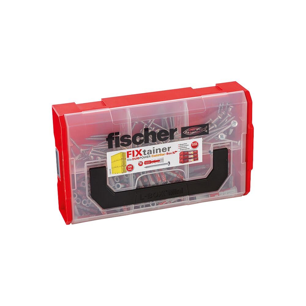 fischer FixTainer - DuoPower Electrician (300 Parts)