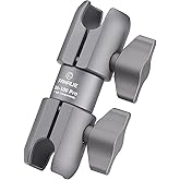 FANAUE Composite Double Socket Swivel Arm,DA-100PRO 3.7" Length, Aluminum Construction, Compatible with RAM Mounts B Size 1" 