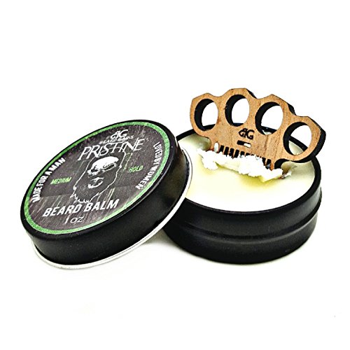 Brass Knuckles Beard Balm Kit: Pristine Beard Balm & Knuckles Balm Comb