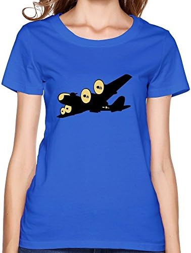 Women B52 Plane Tshirt,RoyalBlue T-shirts By HGiorgis XS RoyalBlue
