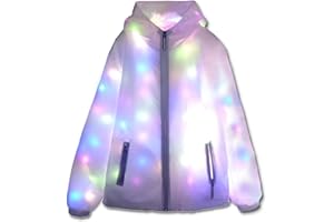 O-MAYEVER LED Light up Jacket for Mens and Womens Novelty Coat for Burning Man Electronic Music Festivals Carnivals Bars Xmas