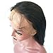 Dovie Hair 360 Glueless Lace Frontal Wig Natural Straight Brazilian Human Virgin Hair 150% Density Pre Plucked Hairline With Baby Hair Bleached Knots Natural Color (16'' 150% density, Natural Color)