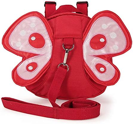 Baby Safety Anti-Lost Backpack,Child Toddler Walking Safety Harnesses Butterfly Backpack with Leash