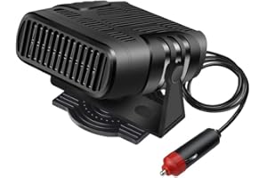 Car Heater Portable Windshield Quick Heating & Cooling Defrost Defogr W Warmer 360° Rotation for Car Truck SUV