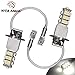 YITAMOTOR 2 X Car H3 25-SMD 3W LED Fog/Driving 6000K-6500K Signal Bulbs White Light