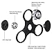 easyDecor EDC Tri Fidget Spinner Hand Toy Stress Reducer Focus Toy Relieves Boredom Guarantee 3 min + Spin Time(Black)