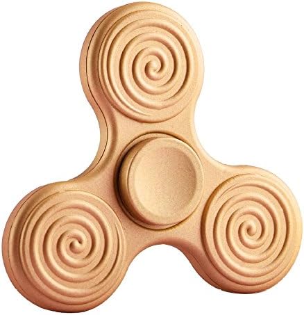 Hand Spinner Fidget Toys Soft Silicone Rubber Finger Ball For Autism EDC ADHD Finger Spinner Anxiety Stress Relief Toy Focus for Killing Time With Brake Stop Function Gold