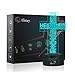 Christ Jesus Cross 3D Night Light Table Desk Lamps, Elstey 7 Color Changing Touch Lights with Acrylic Flat & ABS Base & USB Cabler (Jesus 1)
