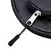 eBoot 10 Pieces Zipper Pull Zip Tags Cord Pulls Zipper Extension (Black)