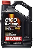 Motul (2051) 8100 X-Clean 5W-40 Synthetic Engine Oil, 5 Liter