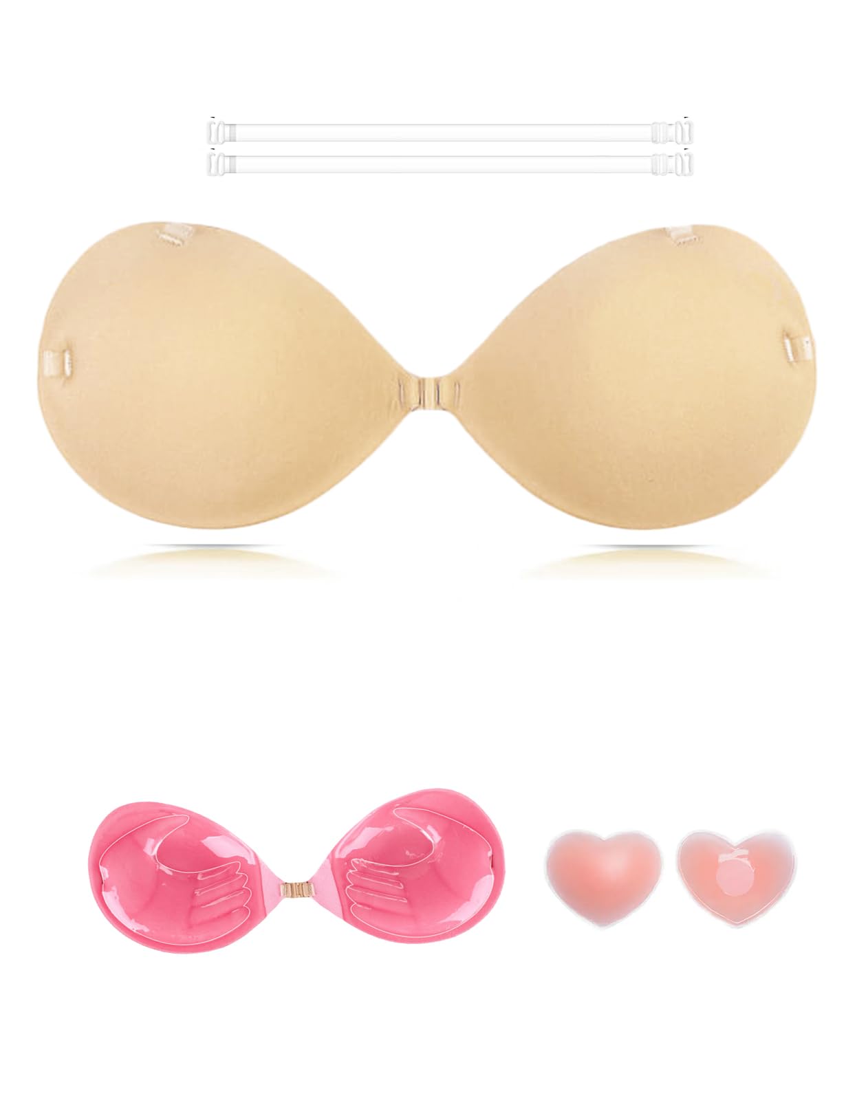 Photo 1 of Kelivy Sticky Bra PuAsh up, MEDIUM 