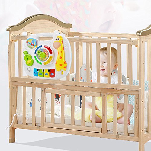 Wishtime Toddler Learning Table Music Toy 2 in 1 Early Education Toys Music Activity Center Table for Kids Babies Toddler Boys Girls 18+ Months