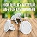 40 Pack Outlet Plugs Covers [Protect Your Child] Child Proof - Best Safety Electrical Power Socket Plug Wall Cover Protector - Plastic Baby Proofing Caps [Perfect FIT] White (40 Pack)