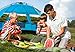 EVOCREST Easy Setup Beach Tent - Large Beach Cabana Sun Shelter with UPF 50+ Protection - Portable & Lightweight