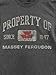 PROPERTY OF MASSEY FERGUSON T-SHIRT GREY XLARGE