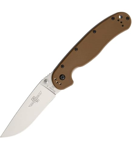Amazon.com: Ontario Knife Company Rat II, Satin D2 Tool Steel Drop
