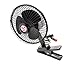 ABN Mini Car Fan – Portable Clip On 12V Fan with 90-Degree Rotation, Cigarette Lighter Power Outlet for Cooling Vehicle
