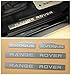 Aluminum 4PCS Door Step sill Scuff Plate Trim Guards for Land Range Rover Evoque 4Door 2012 2013 2014 2015 2016 2017 2018