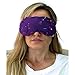 Eye Mask - Lavender Eye Pillow - Natural Relaxation - Stress Relief (Purple Stars)