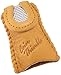 Clover Leather Double Sided Thimble-, Brown