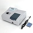 Vis Spectrophotometer, 721 LDC Digital Lab Visible Spectrophotometer 350-1020nm Tungsten Lamp Lab Equipment with 4 LCD Display 110V, Wavelength Accuracy±2nm