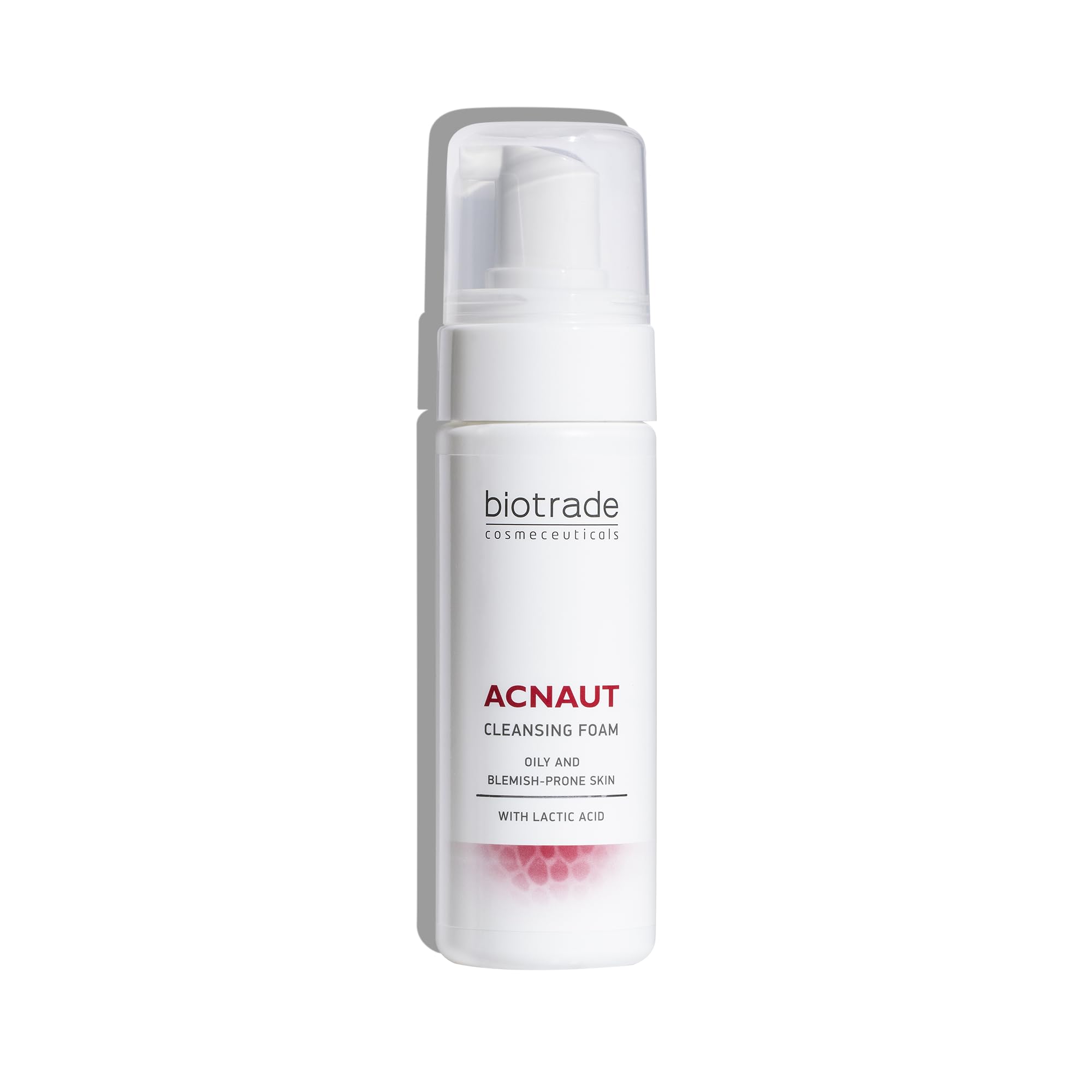 Biotrade Acnaut Acne Cleansing Foam with Lactic Acid – Gentle Foaming Cleanser Face Wash for Oily & Blemish Prone Skin – Unclogs Pores & Reduces Breakouts – 150mL