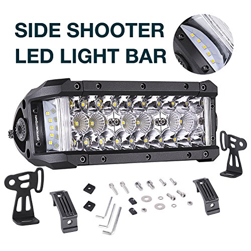 LED Light Bar, Offroad Town 7.5” 68W Side Shooter LED Pods Off Road Driving Light Spot Flood Combo Fog Lights Waterproof OSRAM Work light Bar LED Cubes for Truck Jeep Motorcycle Pickup Boat