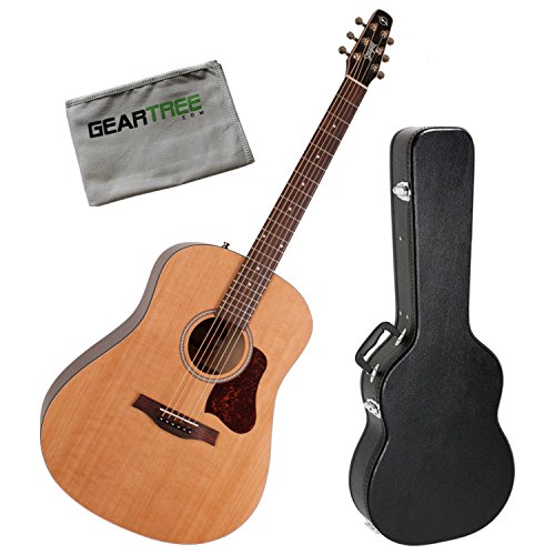 Seagull 046409 S6 Original SLIM Acoustic Guitar Bundle with Case (Best Seagull Acoustic Guitar)