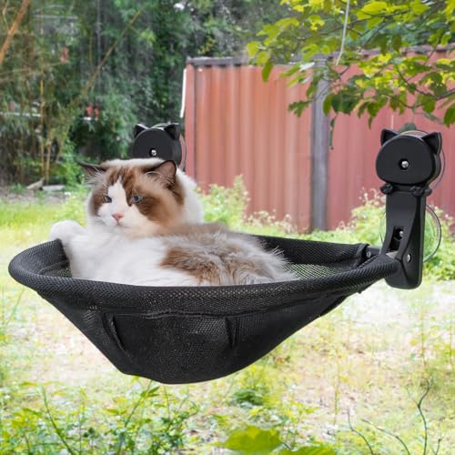 JUNSPOW Cat Window Perch Cordless
