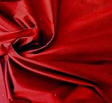 Red 100% Silk Shantung Fabric 54