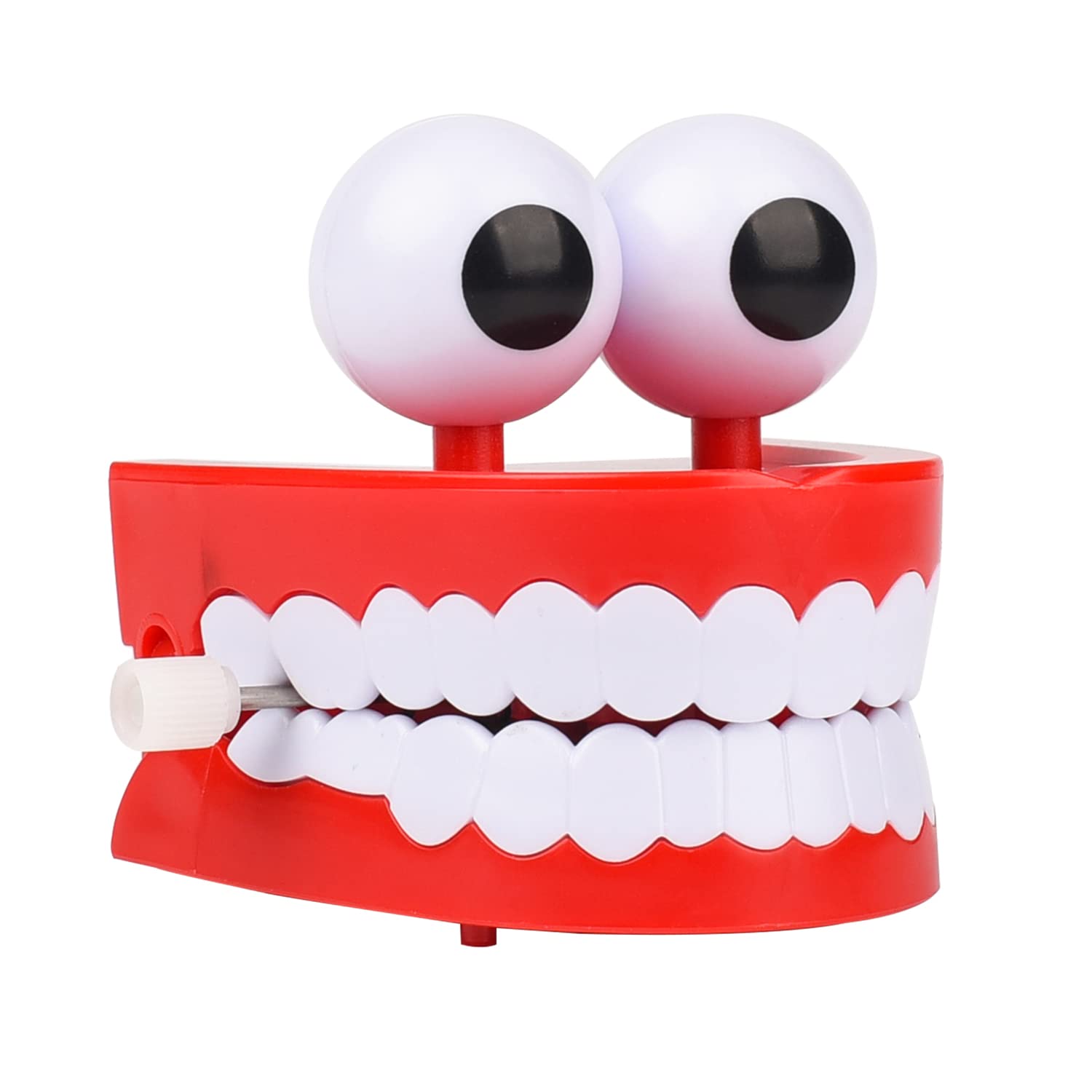 Lezevn Wind-up Toys Chattering Teeth Early Educational Toy Walking False Teeth for Party Decoration (Color2)