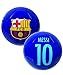 Messi Signature Soccer Ball, Size #2, #4, #5, FC Barcelona Messi Ball with Name, Number and Signature, Blue Color