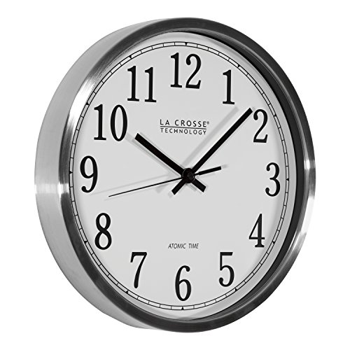 La Crosse Technology WT3126B 12Inch Atomic Analog Wall Clock