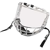 TronX S980 Junior Kids Hockey Clear Full Face Shield Visor Helmet Combo Certified Anti-Scratch/Anti-Fog