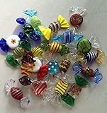 Brccee AC 20pcs Vintage Murano Glass Sweets Wedding Xmas Party Candy Decorations Gift