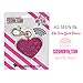 Super-Cute Personal Safety Alarm - 115 Decibel Self Defense Panic Alarm with LED Light & Keychain Clip - Pink Glitter Heart, 1 Count