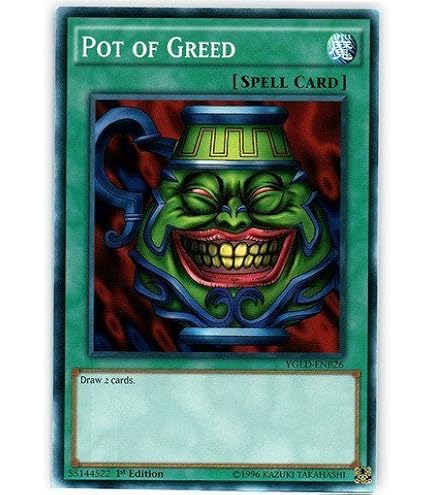 all pot cards yugioh YU-GI-OH! - of Duality (LDK2-ENY34) - Legendary Decks II - 1st Edition YU-GI-OH! - Pot of Greed