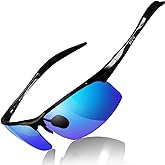 DUCO Mens Sports Polarized Sunglasses UV Protection Sunglasses for Men 8177s