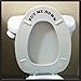 Sticker Connection | Put Me Down Toilet Sticker Vinyl Decal | Funny Kids Potty Training Monster Waterproof, Easy to Clean, Matte Black Finish | 2.5
