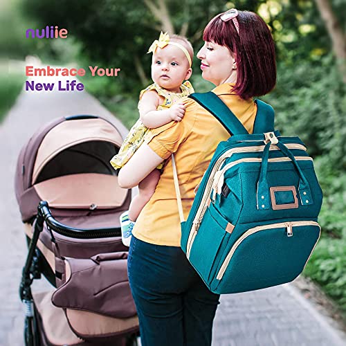 Baby Bag with Changing Station, Nuliie 3 in 1 Large Capacity Baby