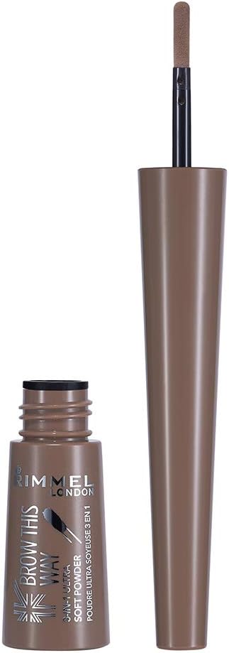 Rimmel London Brow This Way 3-in-1 Ultra Soft Powder Blonde 8g