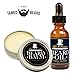 Best Sandalwood Beard Oil & Balm Conditioner Set for Men - 1 oz