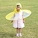 IdealPlast Cute Rain Coat UFO Children Umbrella Hat Magical Hands Free Raincoat (Yellow Dark, S)