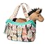 Dream Feathers Sassy Sak Little Girl's Tote Bag with Plush Horse