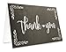 Juvale Thank You Cards - 48-Count Thank You Notes, Bulk Greeting Cards Set - Blank on The Inside, Black and White Chalkboard Design - Includes Thank You Cards and Envelopes, 4 x 6 Inches