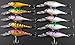 Fishing Lures Hard Bait Minnow Swimbait Crankbait Jerkbait Popper Topwater Lures with Treble Hooks 3D Eyes Freshwater Saltwater Fishing Lures for Bass Trout Walleye Pike Catfish 3.9in 0.35oz 10pcs
