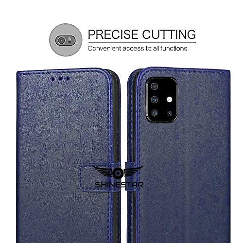 SHINESTAR Samsung M31s Flip Case | PU Leather Flip Cover Wallet Case with TPU Silicone Case Cover for Samsung Galaxy M31