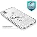 i-Blason Case for Phone X (2017)/ iPhone Xs (2018), [Scratch Resistant] Clear [Halo Series] Case (Lace/White)